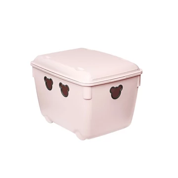 Branq Tároló kerekekkel 40 l rózsaszín