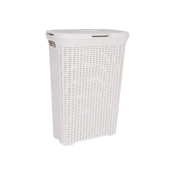 Curver Szennyestartó rattan hatású 40 l krém