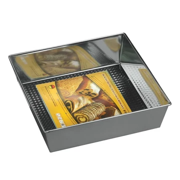 SNB téglalap sütőforma kivehető aljjal 280X235X60 mm
