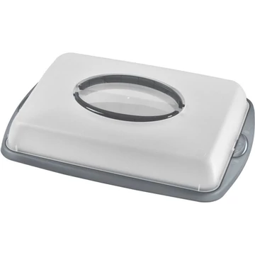 Domotti Dolce sütemény tároló 43x31x9 cm szürke