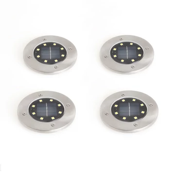 Patio napelemes kerti lámpa szett 12x12x13 cm 4 darab