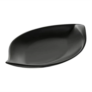 Ambition Salsa csónakforma kínálótál 27x15.5 cm fekete