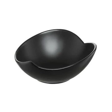 Ambition Salsa tálka levélforma 13 cm fekete