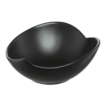 Ambition Salsa tálka levélforma 18 cm fekete