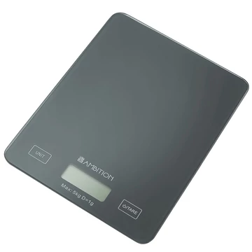 Ambition Grey konyhai mérleg 5 kg