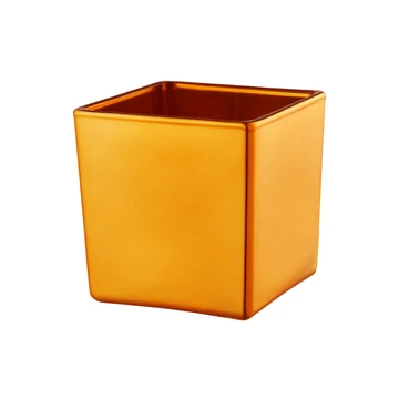 Ambition Gold Deco szögletes gyertyatartó 8 cm