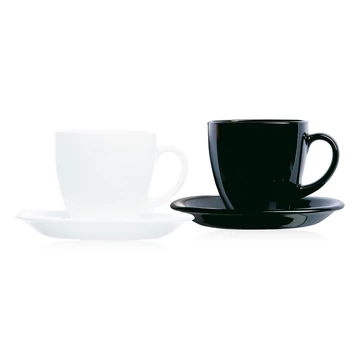 Luminarc Carine Black&White kávéskészlet 6 személyes