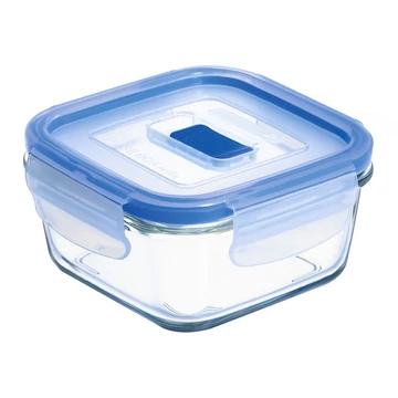 Luminarc Pure Box Active tároló műanyag tetővel 380 ml 10x10 cm