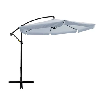 Patio kerti napernyő 3 m szürke