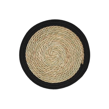 Ambition Boho Natural asztali alátét 30 cm fekete