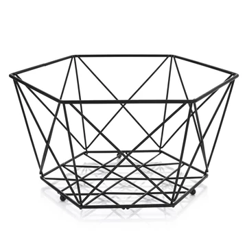 Ambition Decor gyümölcskosár 29 cm fekete