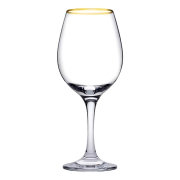 Pasabahce Amber borospohár szett 295 ml 6 darabos arany