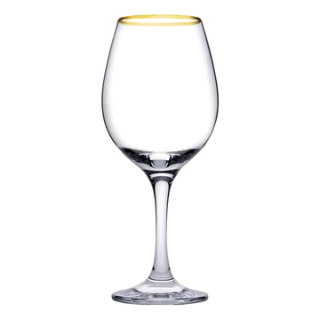 Pasabahce Amber borospohár szett 460 ml 6 darabos arany