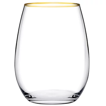 Pasabahce Amber vizes pohár szett 350 ml 6 darabos arany