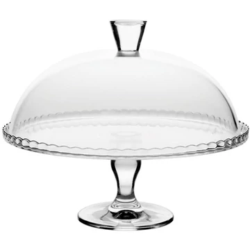 Pasabahce Patisserie torta állvány búrával 32 cm