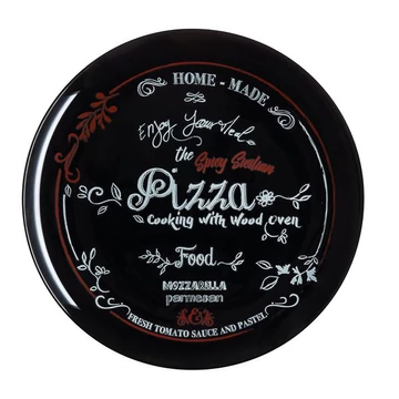 Luminarc Friends Time pizza tányér 32 cm fekete