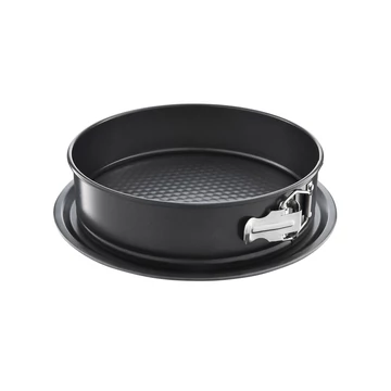 Ambition Lukrecja csatos tortaforma 24 cm fekete (széles aljjal)