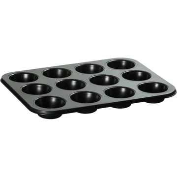 Ambition Lukrecja muffin sütőforma 12 adaghoz fekete