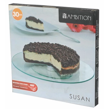 Ambition Susan forgatható üveg tortatál 30 cm