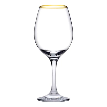 Pasabahce Amber borospohár szett 365 ml 6 darabos arany