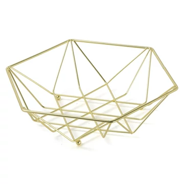 Ambition Decor gyümölcskosár 26 cm arany