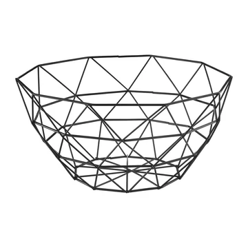 Ambition Decor gyümölcskosár 27 cm fekete