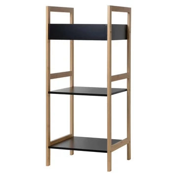 Jotta Scandic fürdőszobai polc 3 polccal fekete