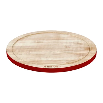 Ambition Ombre Red vágódeszka 28 cm kerek