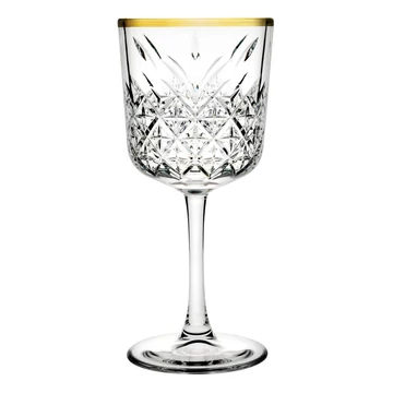 Pasabahce Timeless borospohár szett 330 ml 4 darabos arany