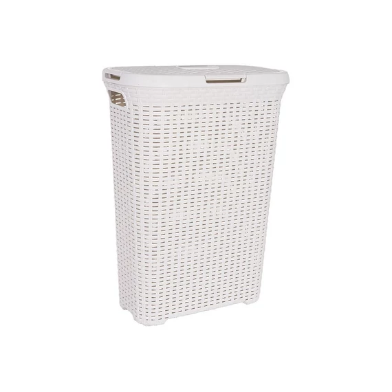 Curver Szennyestartó rattan hatású 40 l krém