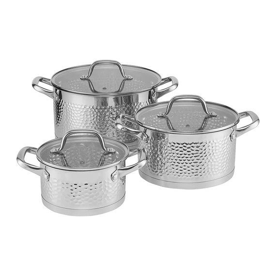 Ambition Bubble fazék készlet 6 részes (16/20/24 cm) indukciós