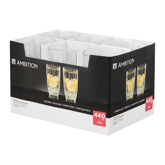 Ambition Alia Pohár 440 ml (Display 6 db)