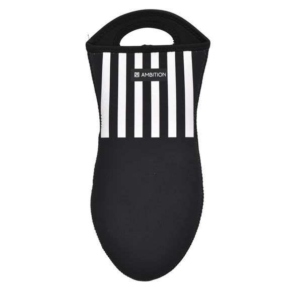 Ambition Ribs Neoprén Konyhai kesztyű fekete-csíkos