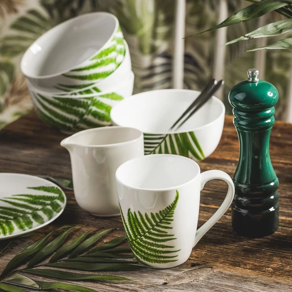 Ambition Pura Vida salátás tálka 14 cm páfrány