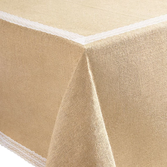 My Home Jute Frame asztalterítő 130x160 cm