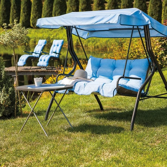 Patio összecsukható kempingasztal 53x70 cm antracit