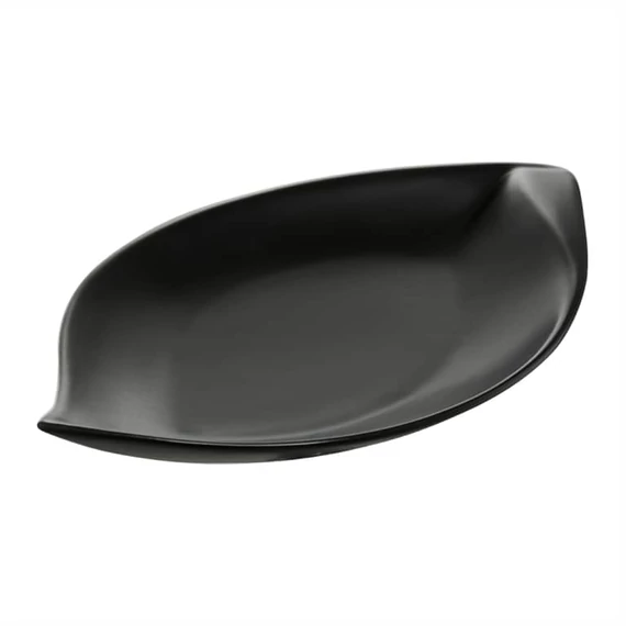 Ambition Salsa csónakforma kínálótál 27x15.5 cm fekete