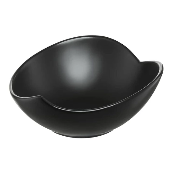 Ambition Salsa tálka levélforma 18 cm fekete