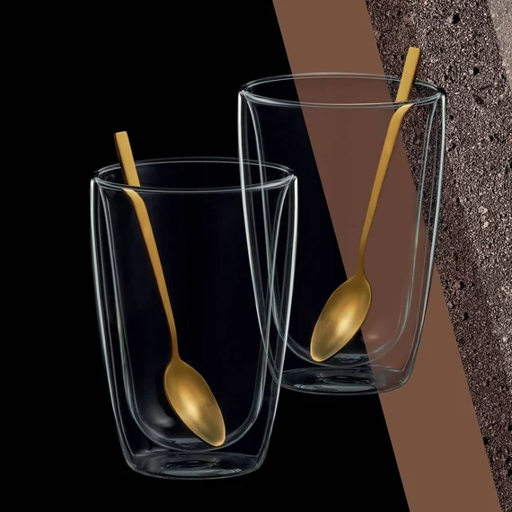 Ambition Lusso termo pohár kanállal 400 ml 2 darab