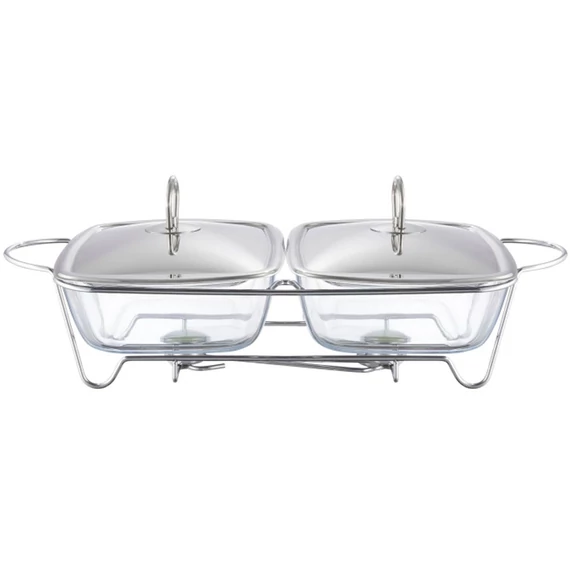 Ambition Helios hőálló sütőedény melegentartóval 2x2.5 l