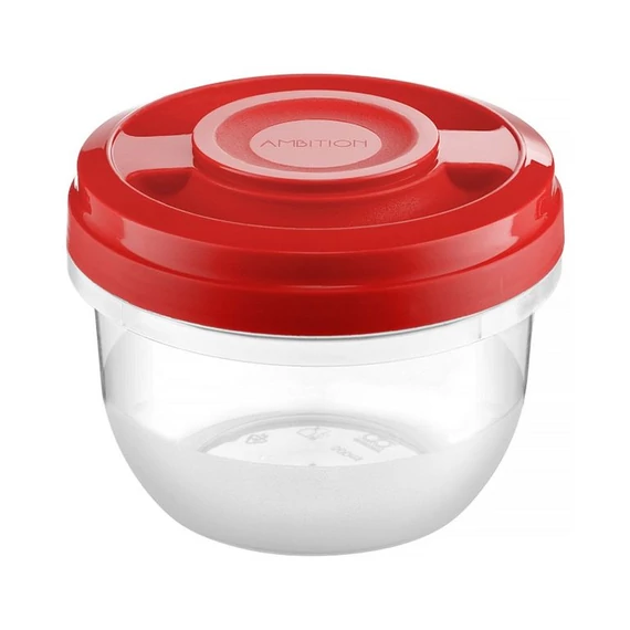 Ambition Fusion Fresh műanyag tárolóedény 0.5 l piros