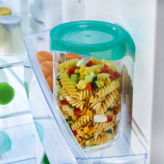 Luminarc Keep'n'Box Lagoon üveg tároló műanyag tetővel 1.1 l