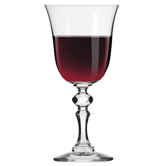 Krosno Krista vörösboros pohárkészlet 220 ml 6 darabos