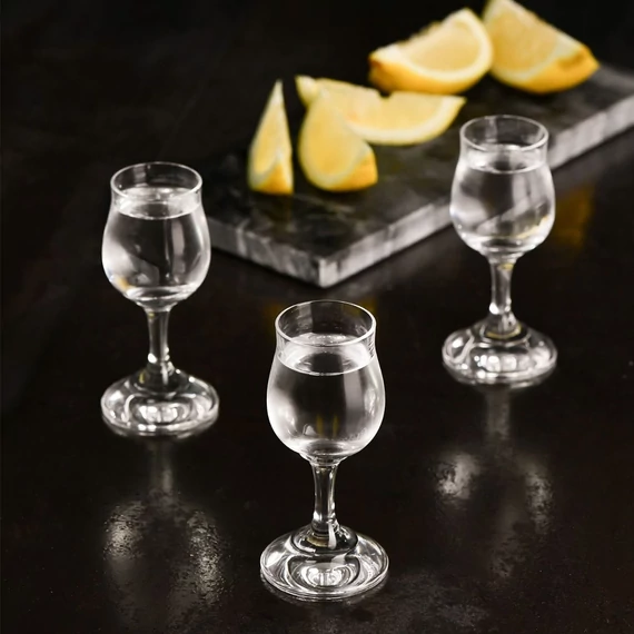 Krosno Gema röviditalos pohárkészlet 25 ml 6 darabos