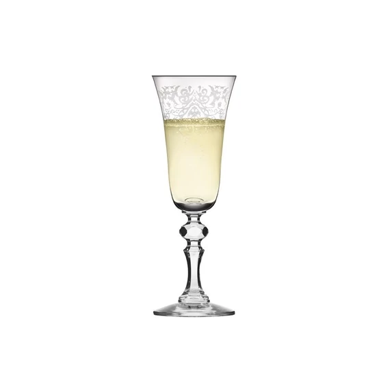 Krosno Krista Deco pezsgőspohár készlet 150 ml 6 darabos