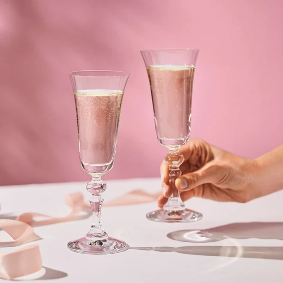 Krosno Krista Deco pezsgőspohár készlet 150 ml 6 darabos