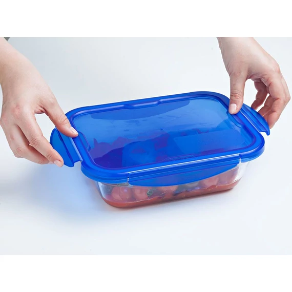 Pyrex Cook&Go sütőtál műanyag tetővel 20.6x15.5 cm 0.8 l