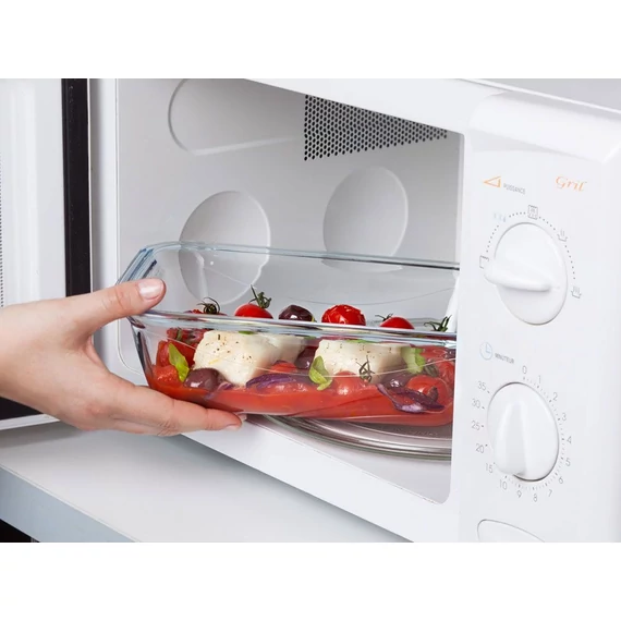 Pyrex Cook&Go sütőtál műanyag tetővel 20.6x15.5 cm 0.8 l
