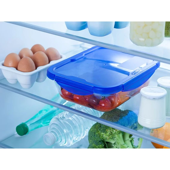 Pyrex Cook&Go sütőtál műanyag tetővel 20.6x15.5 cm 0.8 l