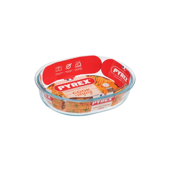 Pyrex Bake&Enjoy ovális sütőtál 25x20 cm